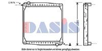 AKS Dasis Kühler, Motorkühlung  270070N