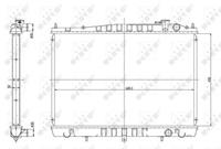 Radiator, aandrijfbatterij NRF 56086