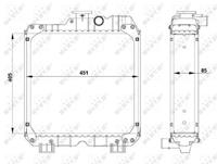NRF Kühler, Motorkühlung  54100