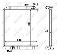 Radiator nrf 58442