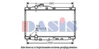 AKS Dasis Kühler, Motorkühlung  100032N