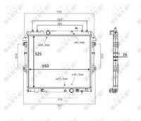 toyota Radiateur 58534