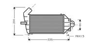 Van Wezel Ladeluftkühler  37004262