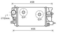 vanwezel Ladeluftkühler Van Wezel 37004575