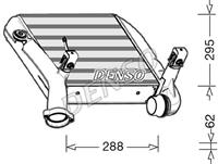 Denso Intercooler, inlaatluchtkoeler DIT28024