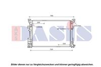 AKS Dasis Kühler, Motorkühlung  120114N