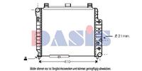 AKS Dasis Kühler, Motorkühlung  121010N