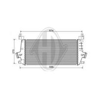 Diederichs Ladeluftkühler  DCA1128