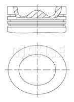 Zuiger MAHLE 061 PI 00111 000