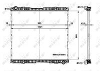 NRF Kühler, Motorkühlung  509739