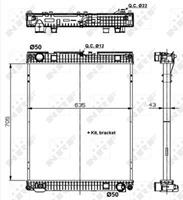 NRF Kühler, Motorkühlung  509872