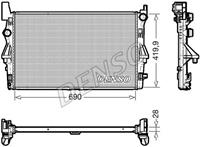 mercedes Radiateur DRM17113