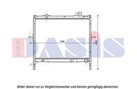 AKS Dasis Kühler, Motorkühlung  510157N