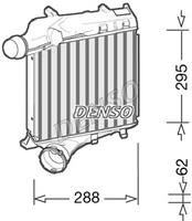 Denso Intercooler, inlaatluchtkoeler DIT28021