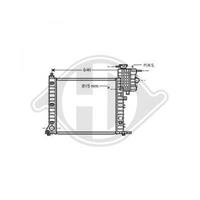 Diederichs Kühler, Motorkühlung  DCM2402