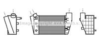 Ava Quality Cooling Intercooler, inlaatluchtkoeler AIA4188