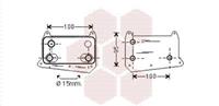 vanwezel Oliekoeler, motorolie VAN WEZEL 30003552