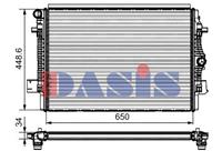 AKS Dasis Kühler, Motorkühlung  480005N