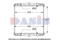 AKS Dasis Kühler, Motorkühlung  290013S