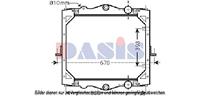 AKS Dasis Kühler, Motorkühlung  290015N