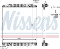 Nissens Kühler, Motorkühlung  63330A