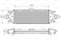 Ladeluftkühler Valeo 818724