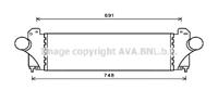 Ava Quality Cooling Intercooler, inlaatluchtkoeler IV4129