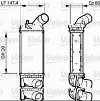 Valeo Ladeluftkühler  818853