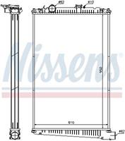 Nissens Kühler, Motorkühlung  614420