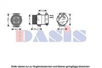 AKS Dasis Kompressor, Klimaanlage  851563N