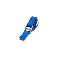 Textielspanband, blauw, VE = 10 st.