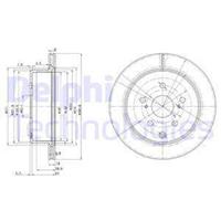 Delphi Bremsscheibe Hinterachse  BG3166