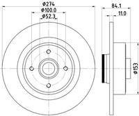 Hella Pagid GmbH Remschijven 8DD355123331