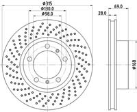 Hella Pagid GmbH Remschijven 8DD355125051