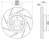 Hella Pagid GmbH Remschijf 8DD355125211