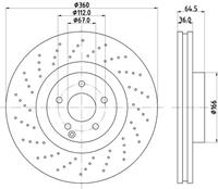 Hella Pagid GmbH Remschijven 8DD355127961