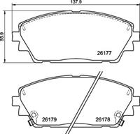 Brembo Remblokkenset, schijfrem P49065