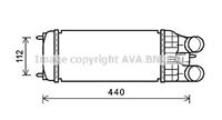 Ava Quality Cooling Intercooler, inlaatluchtkoeler PEA4361