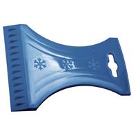 Prosperplast IJskrabber/raamkrabber blauw kunststof 10 x 13 cm -