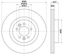 Hella Pagid GmbH Remschijven 8DD355125251