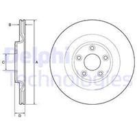 Remschijven DELPHI BG4833C, 2 deel