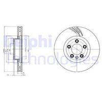 Remschijf DELPHI BG9101C, 1 deel