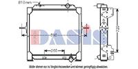 AKS Dasis Kühler, Motorkühlung  390035N