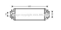 Ava Quality Cooling Intercooler, inlaatluchtkoeler RTA4328
