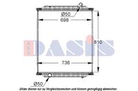 AKS Dasis Kühler, Motorkühlung  390000S