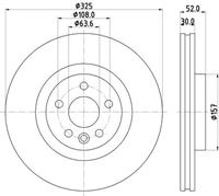 Hella Pagid GmbH Remschijven 8DD355123111