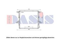 AKS Dasis Kühler, Motorkühlung  040057N