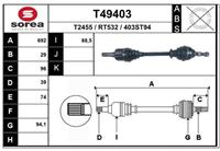 EAI Antriebswelle  T49403