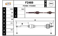 SNRA Antriebswelle - F2469