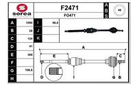 SNRA Antriebswelle - F2471